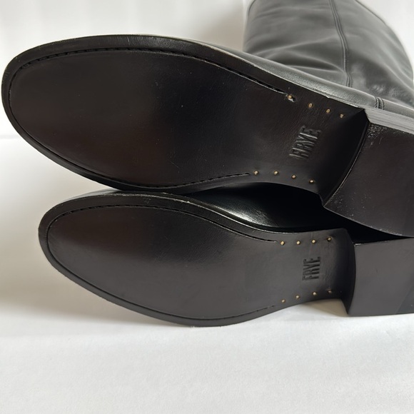 Frye Mellisa Button 2‎ Leather Equestrian Southwester Style Boots Size 8.5 - NEW - Picture 14 of 16